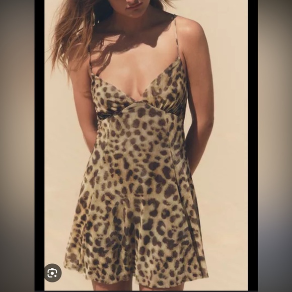 Zara Animal Print Dress - Picture 1 of 5